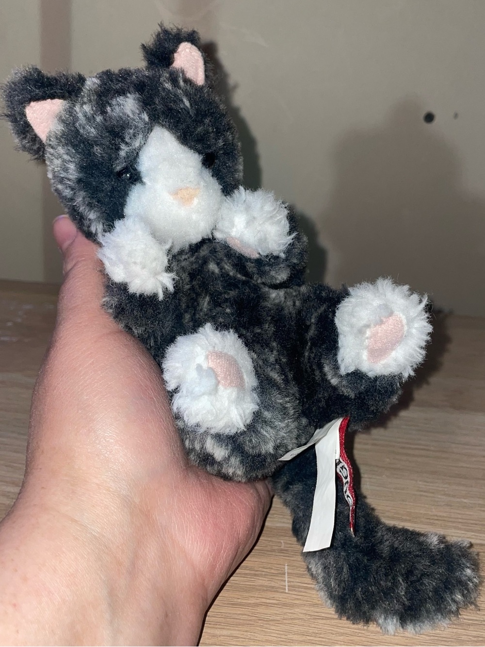 Douglas Lil' Baby Handful Dark Gray Striped Tabby Kitten Kitty Cat Playful 6"